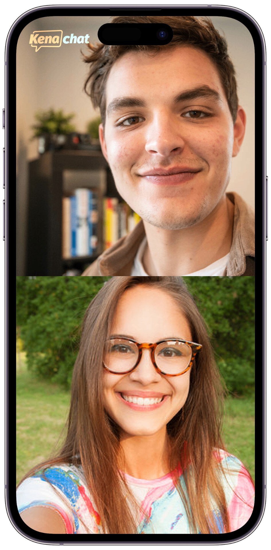 KenaChat video call between two users